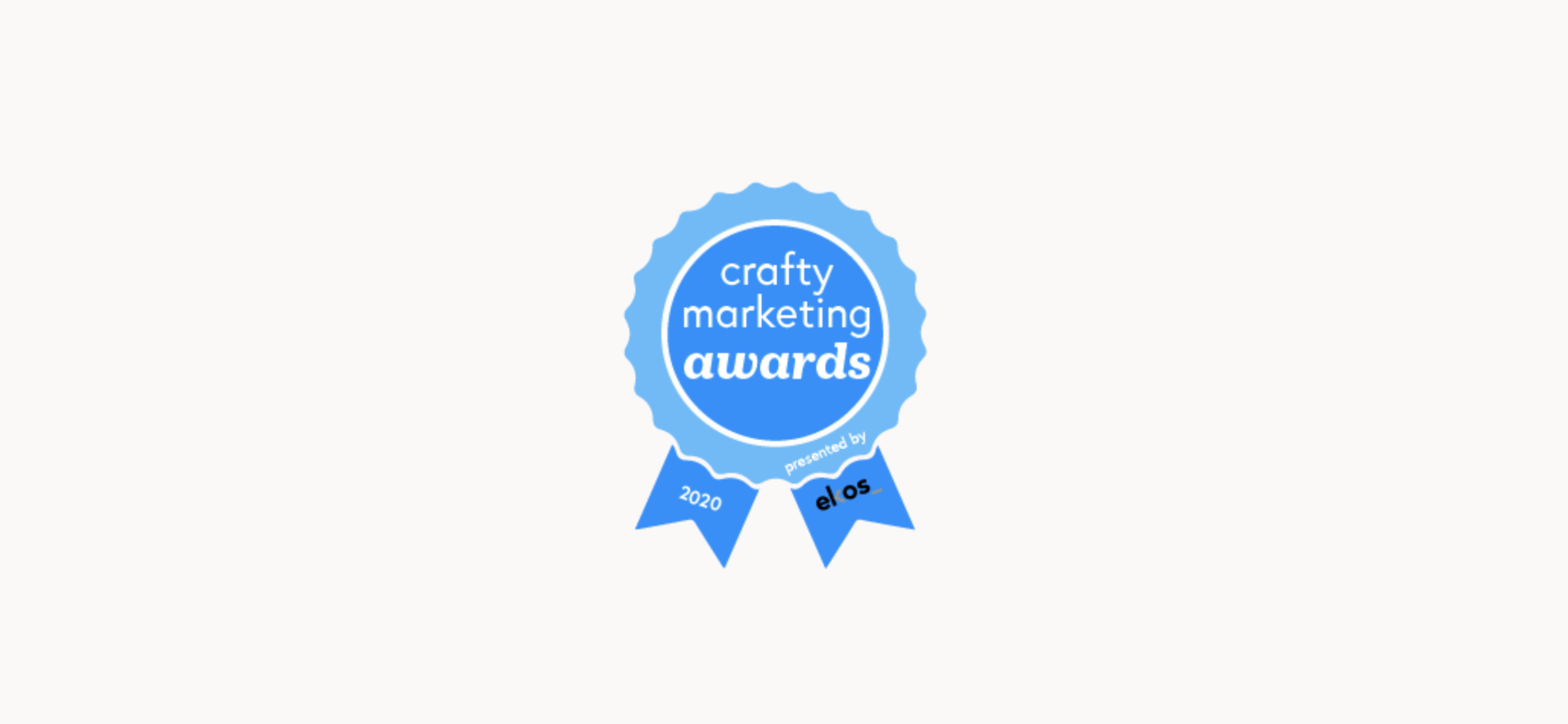 crafty marketing awards 2020 ribbon