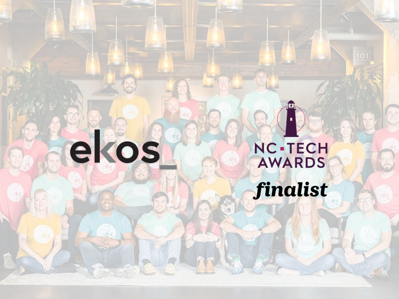 ekos is nc tech awards finalist