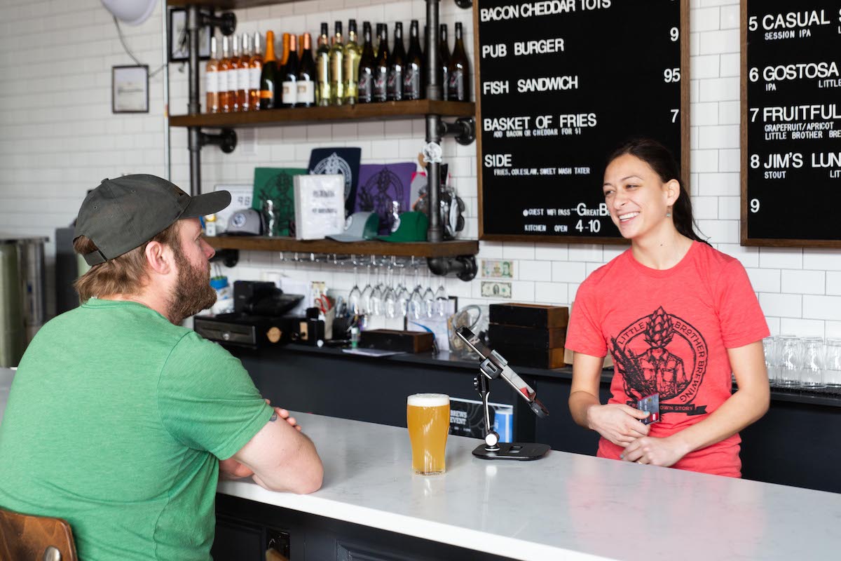 Brewery taproom POS