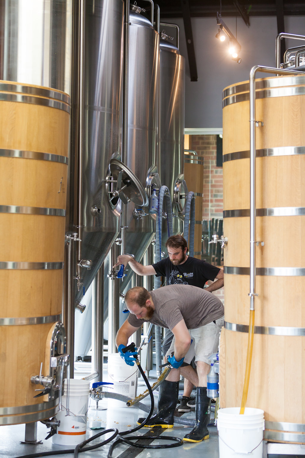 brewers measuring brewing water