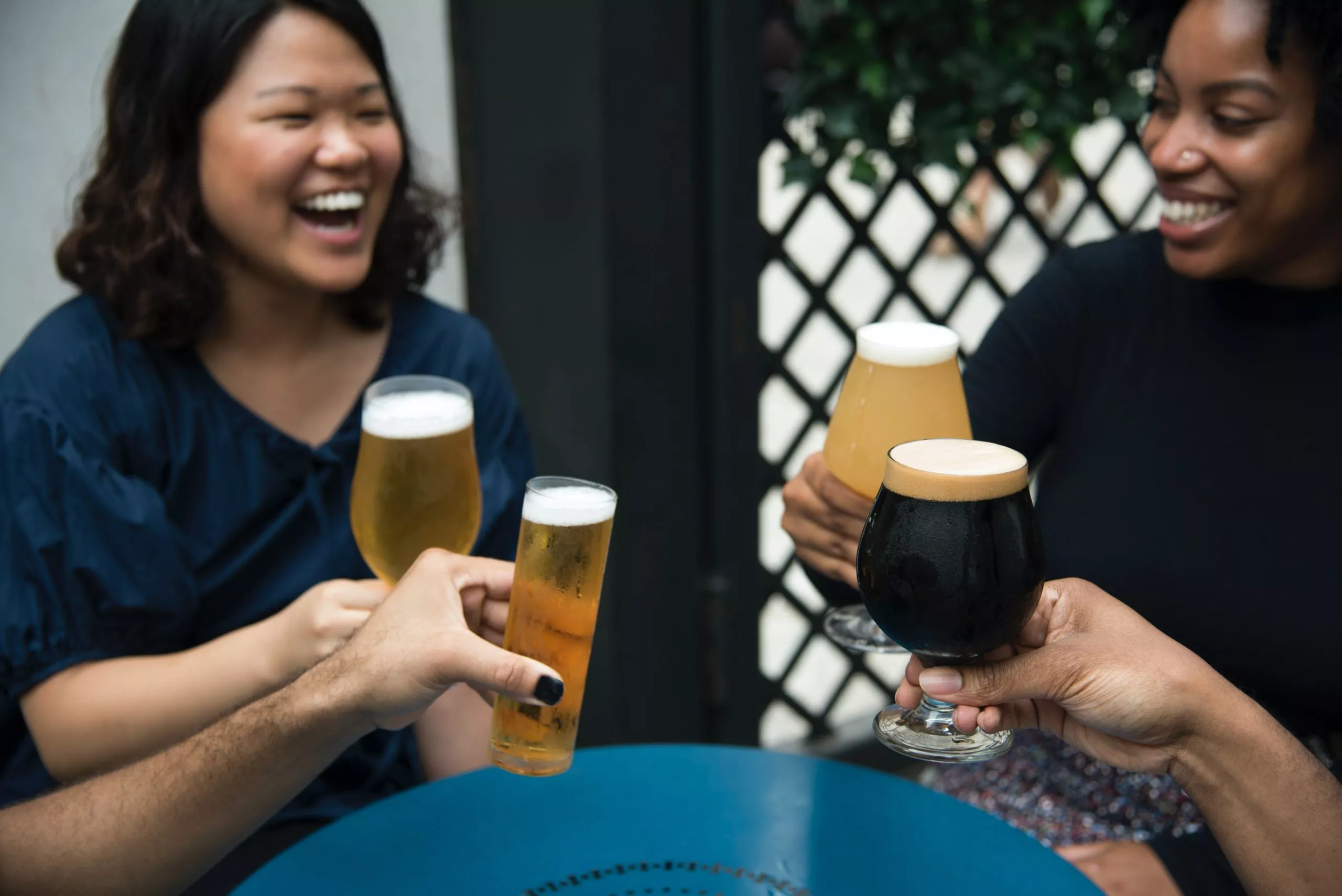 an image of drinkers celebrating diversity