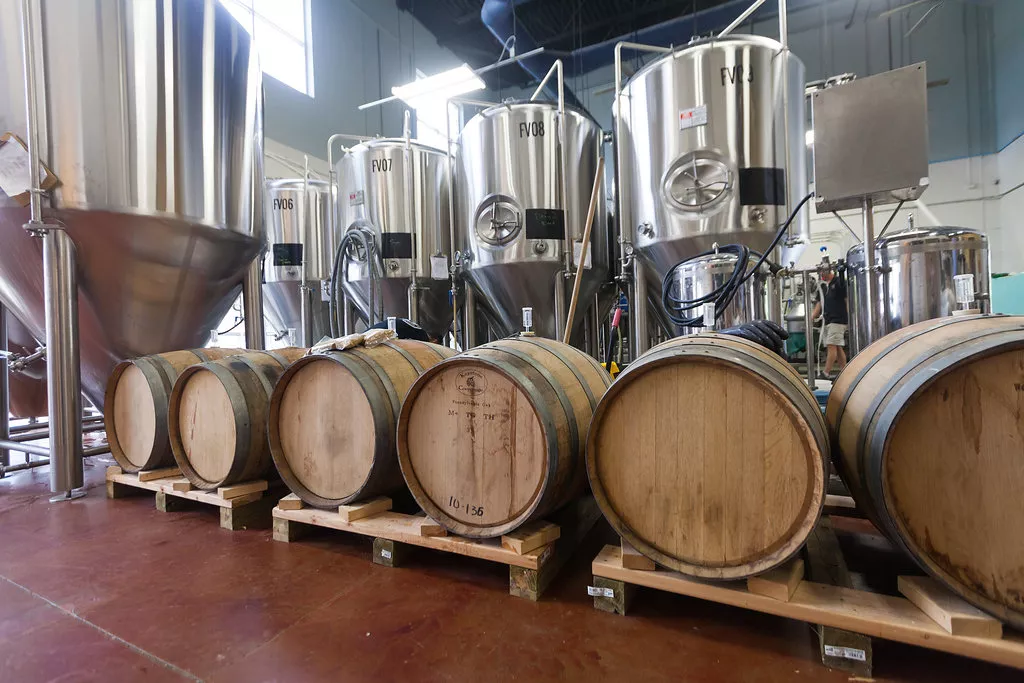 image of a brewery brewhouse